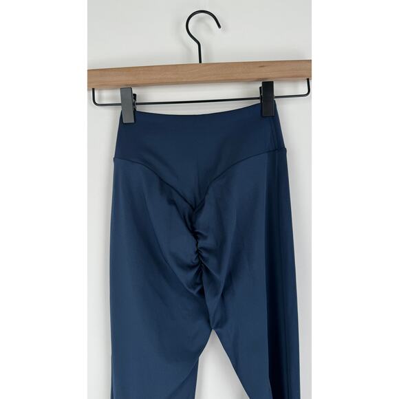 GymShark Power Regular Leggings Womens XS Navy Blue New Athletic B4A6Q - Picture 7 of 11